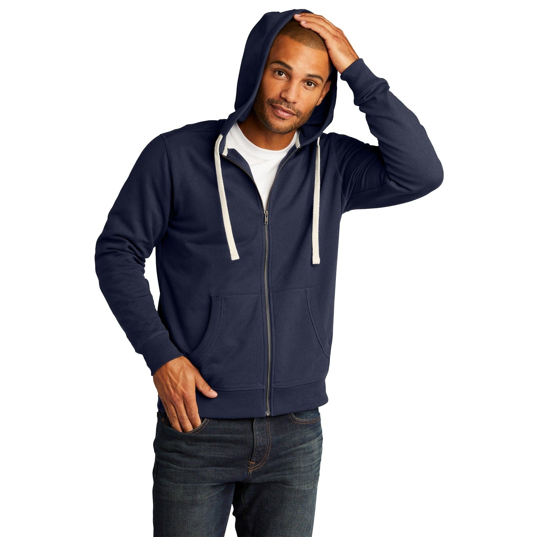 District-District® Re-Fleece™Full-Zip Hoodie DT8102-MedTech-7
